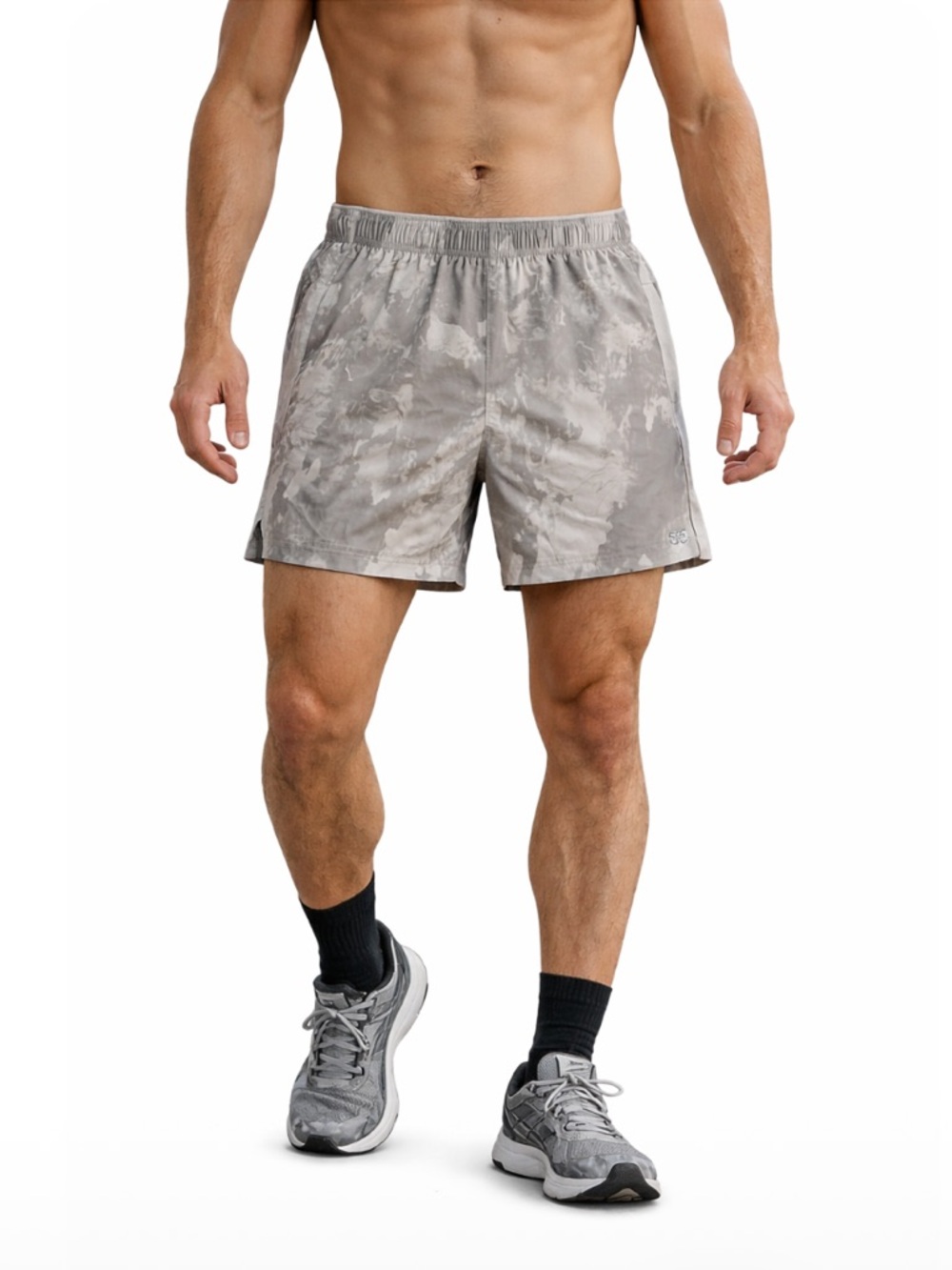 NWT DSG Men’s 2XL 5” Stride Run Shorts Swirl Tiptoe Athletic Lined